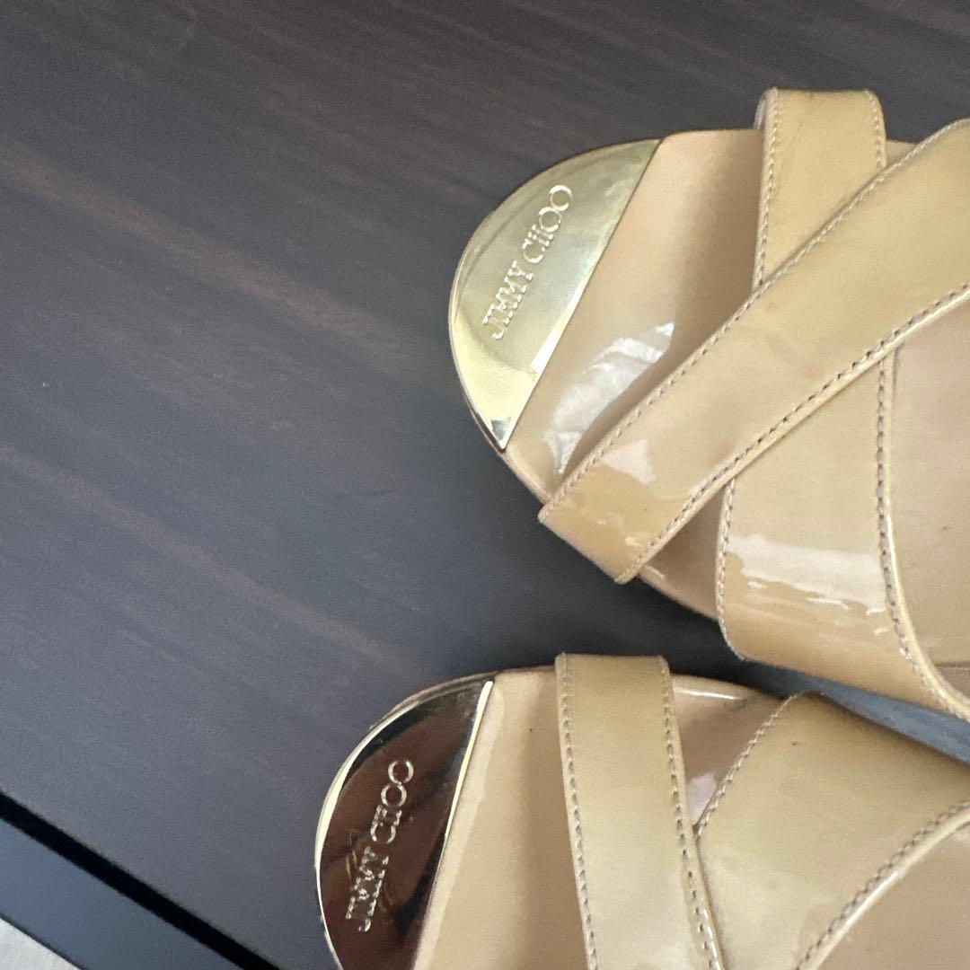 ジミーチュウ　ウェッジヒールサンダル