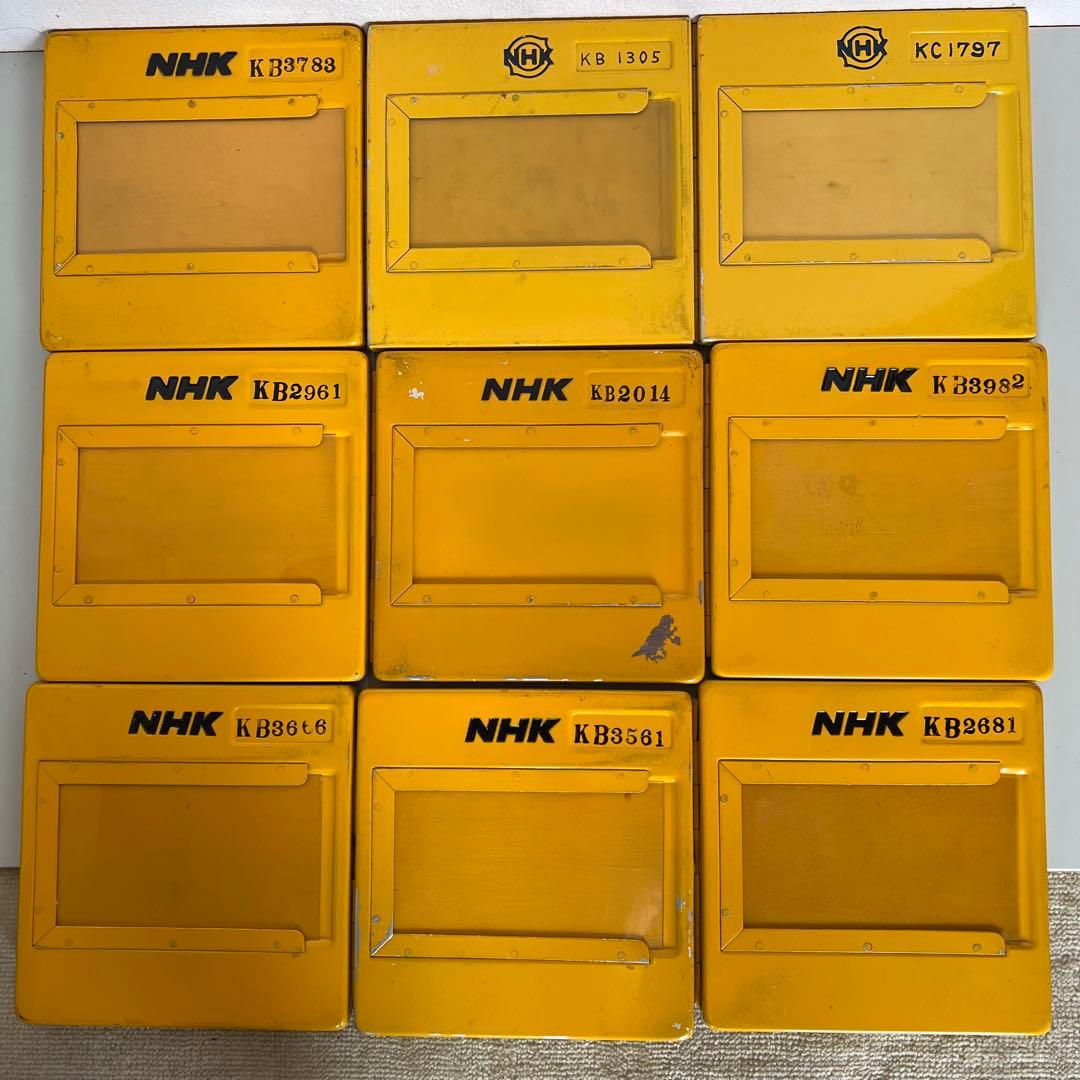 値下げしました　昭和レトロ　NHK テープリールケース　9個セット