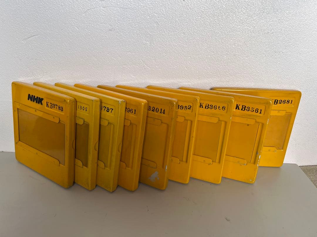 値下げしました　昭和レトロ　NHK テープリールケース　9個セット