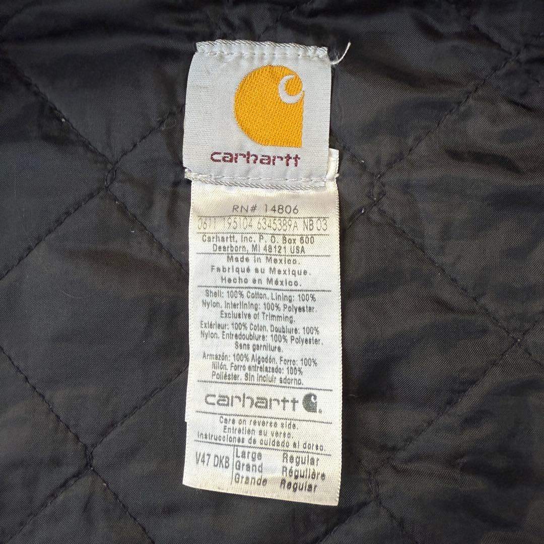 希少■carhartt カーハート【L】ダックベスト ブラウン フェード 雰囲気