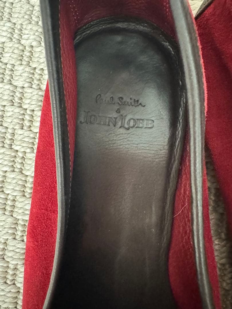 最終価格！コラボ品/ポールスミス & ジョンロブ レッドローファー☺︎