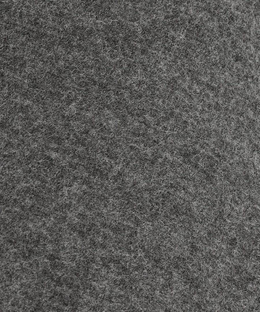 美品 23区 大きいサイズ ウール圧縮スムース サック ワンピース グレー 48