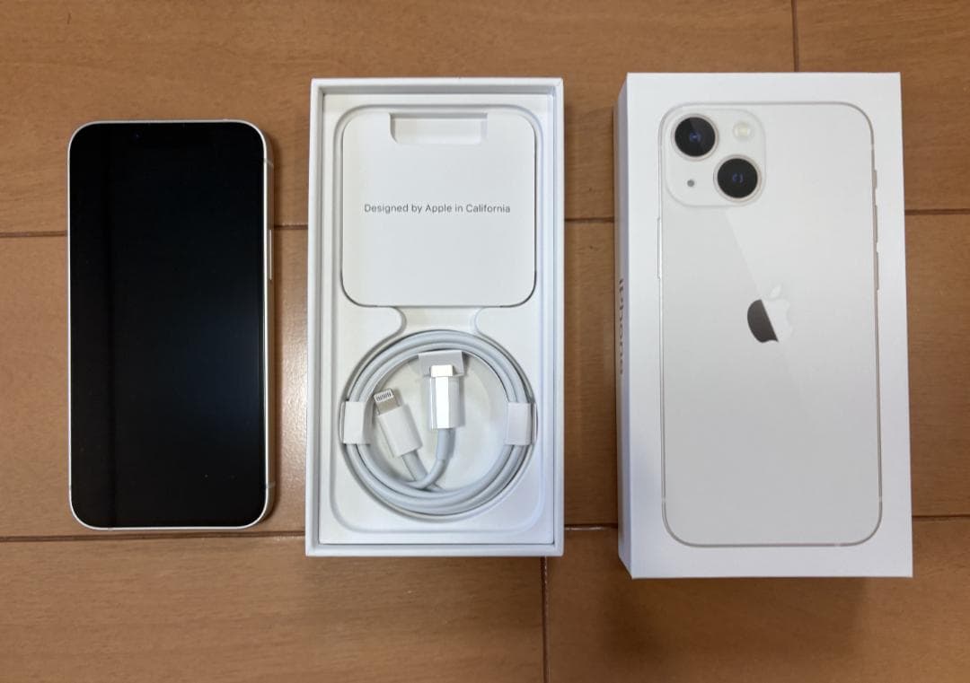 美品 iPhone13mini 512GB ホワイト　 バッテリー ９０％