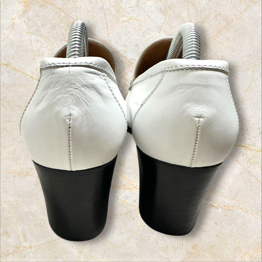 エルメス モカシンパリ ローファー ヒール 37 24cm