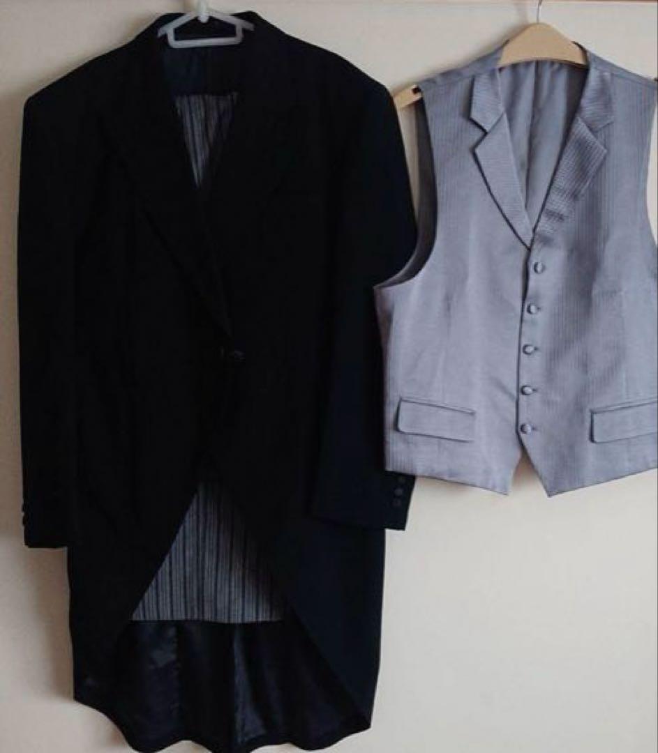 モーニングスーツ三点セット７AB 父親シャツセット付