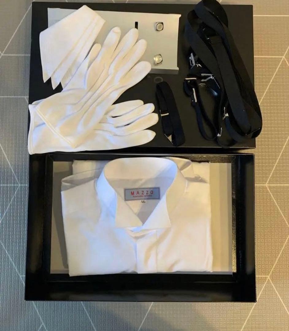 モーニングスーツ三点セット７AB 父親シャツセット付