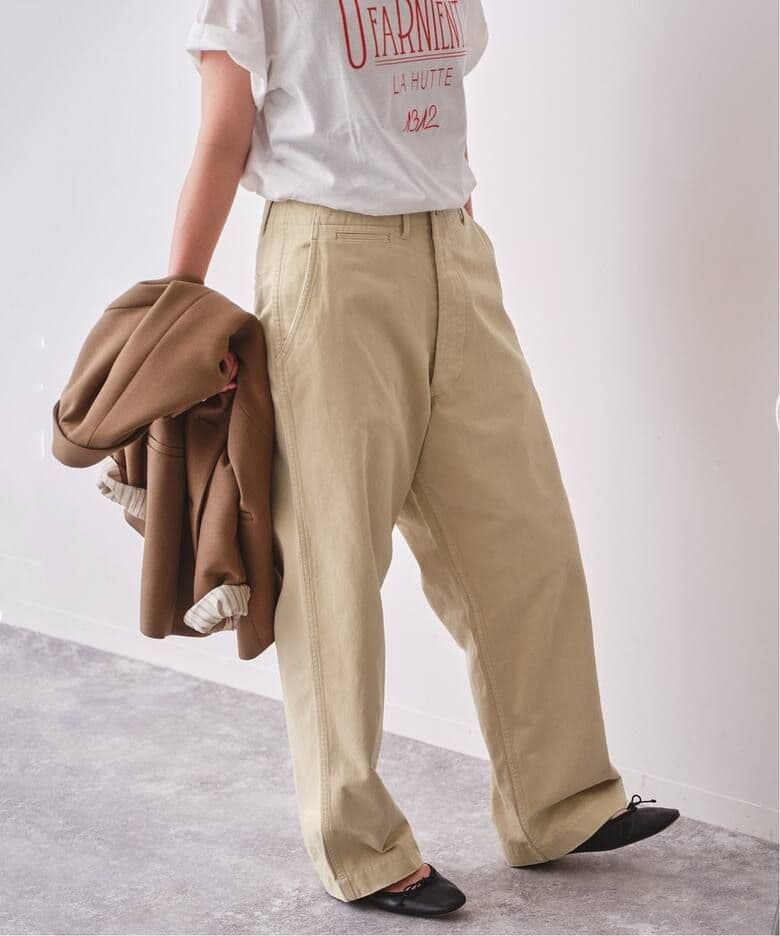 Spick and Span Higuchi×S チノワイドパンツ 38