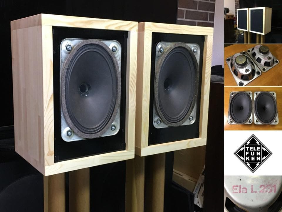 超希少！Telefunken 純正18×26㎝ 究極システム プロ用最高峰 ペア