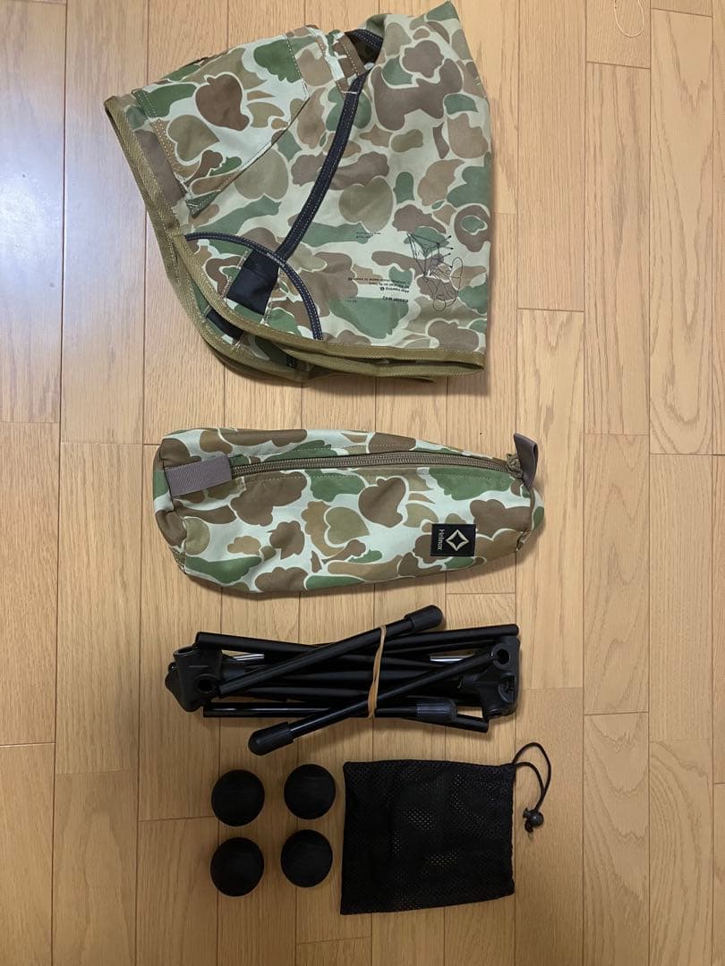 ヘリノックス Helinox / タクティカルチェア / ダックカモ/おまけ