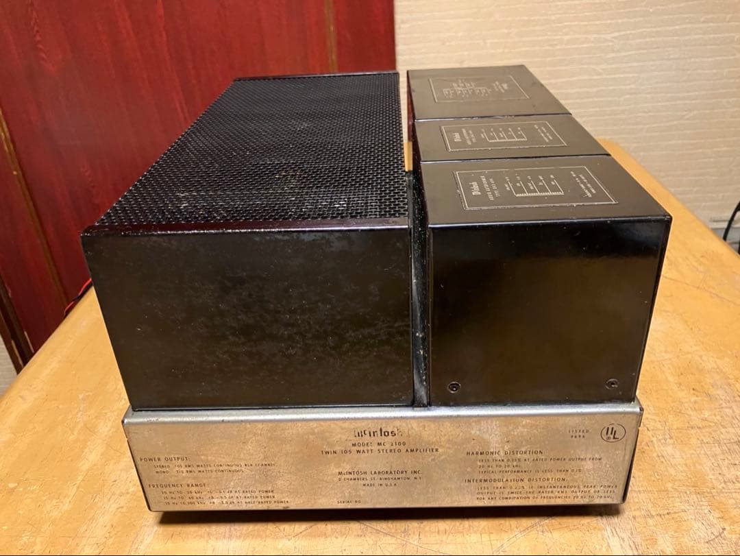 mcintosh MC2100 マッキントッシュ パワーアンプ