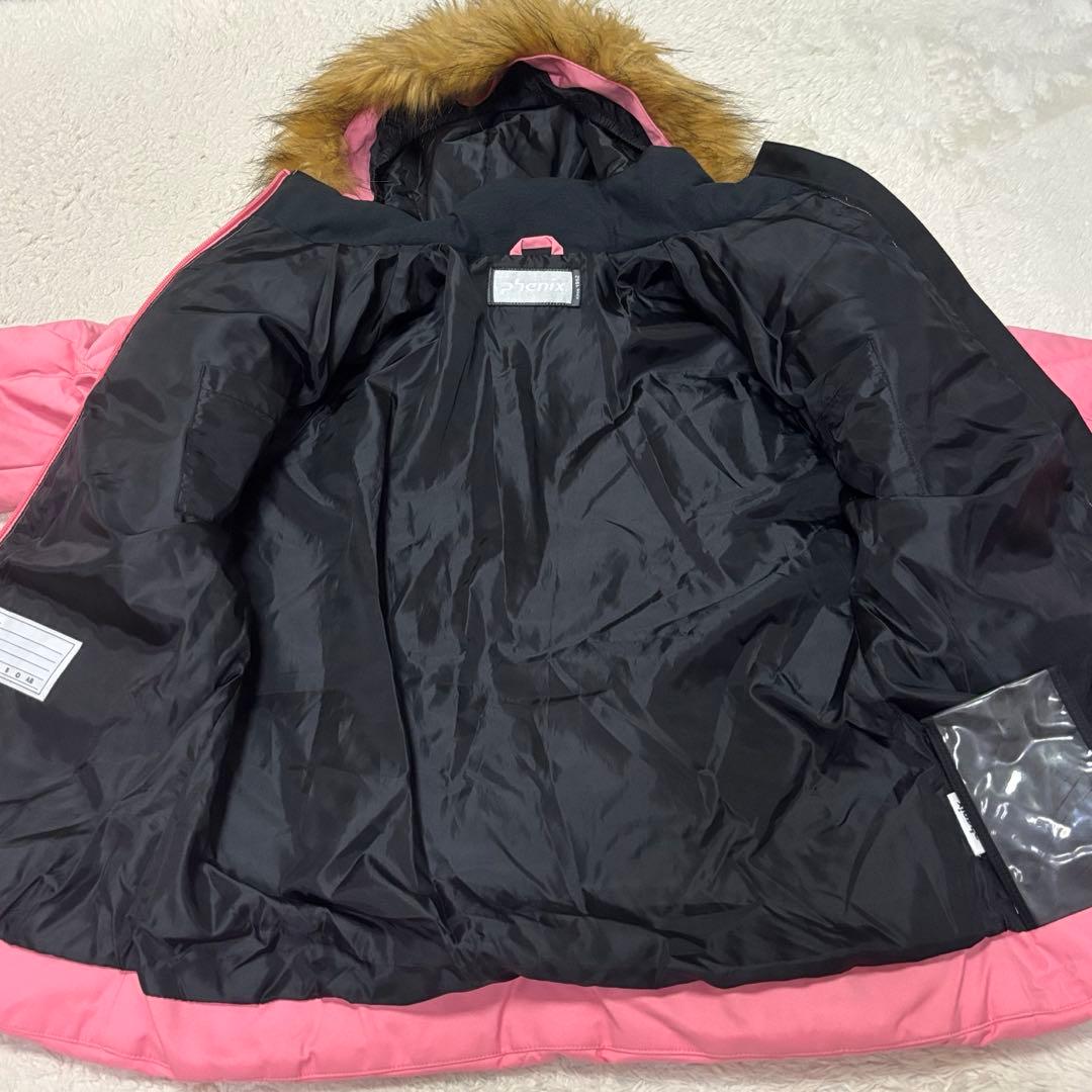 極美品　2023 フェニックス 140 150 スキーウェア ピンク 黒