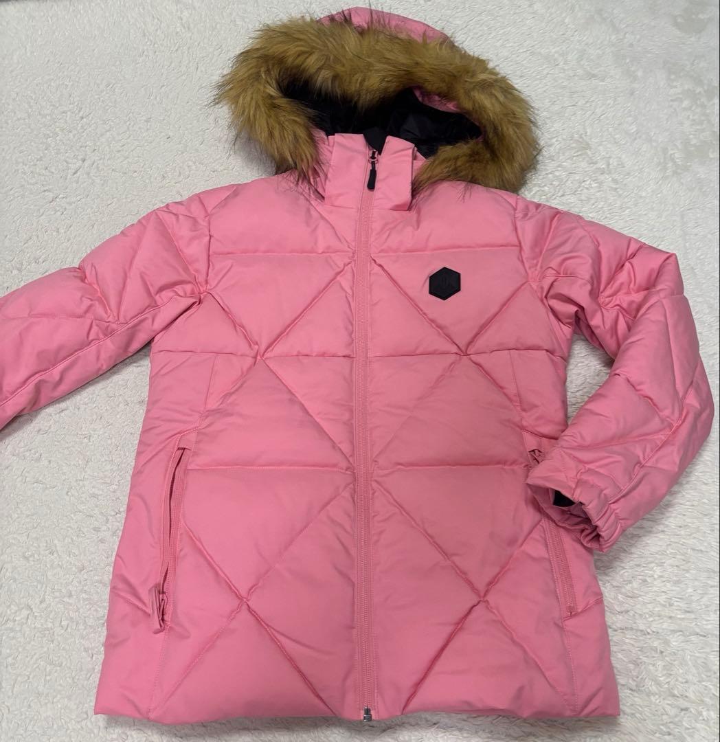 極美品　2023 フェニックス 140 150 スキーウェア ピンク 黒