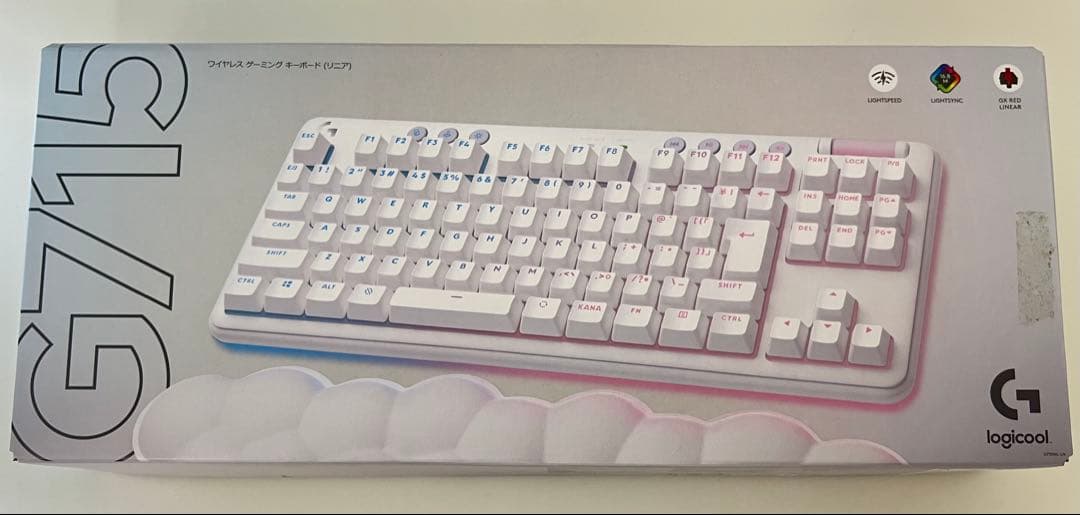 Logicool G715 オーロラコレクション ホワイト リニア軸