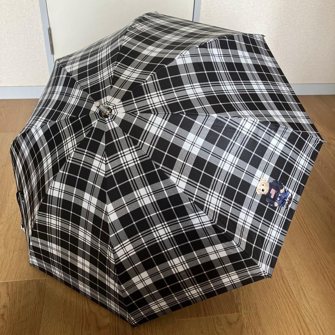 【未使用品】ポロラルフローレン ポロベア 晴雨兼用 ショート傘 日傘 ブラック