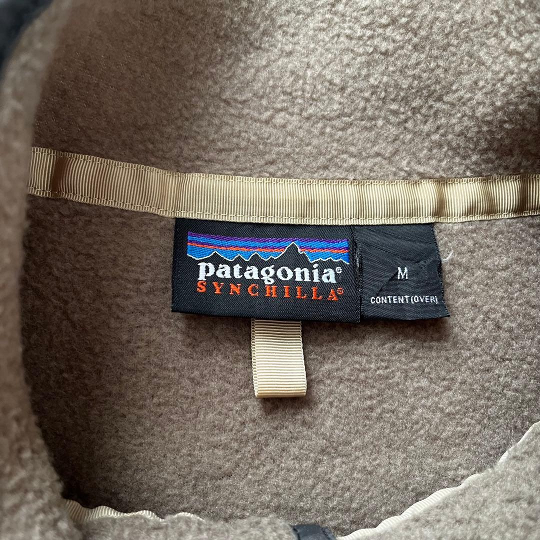 希少 パタゴニア patagonia シンチラスナップT グレーベージュ M