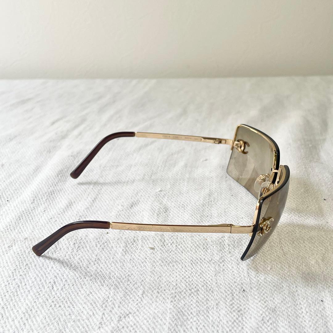 CHANELシャネルサングラスココマーク4092-Bラインストーン