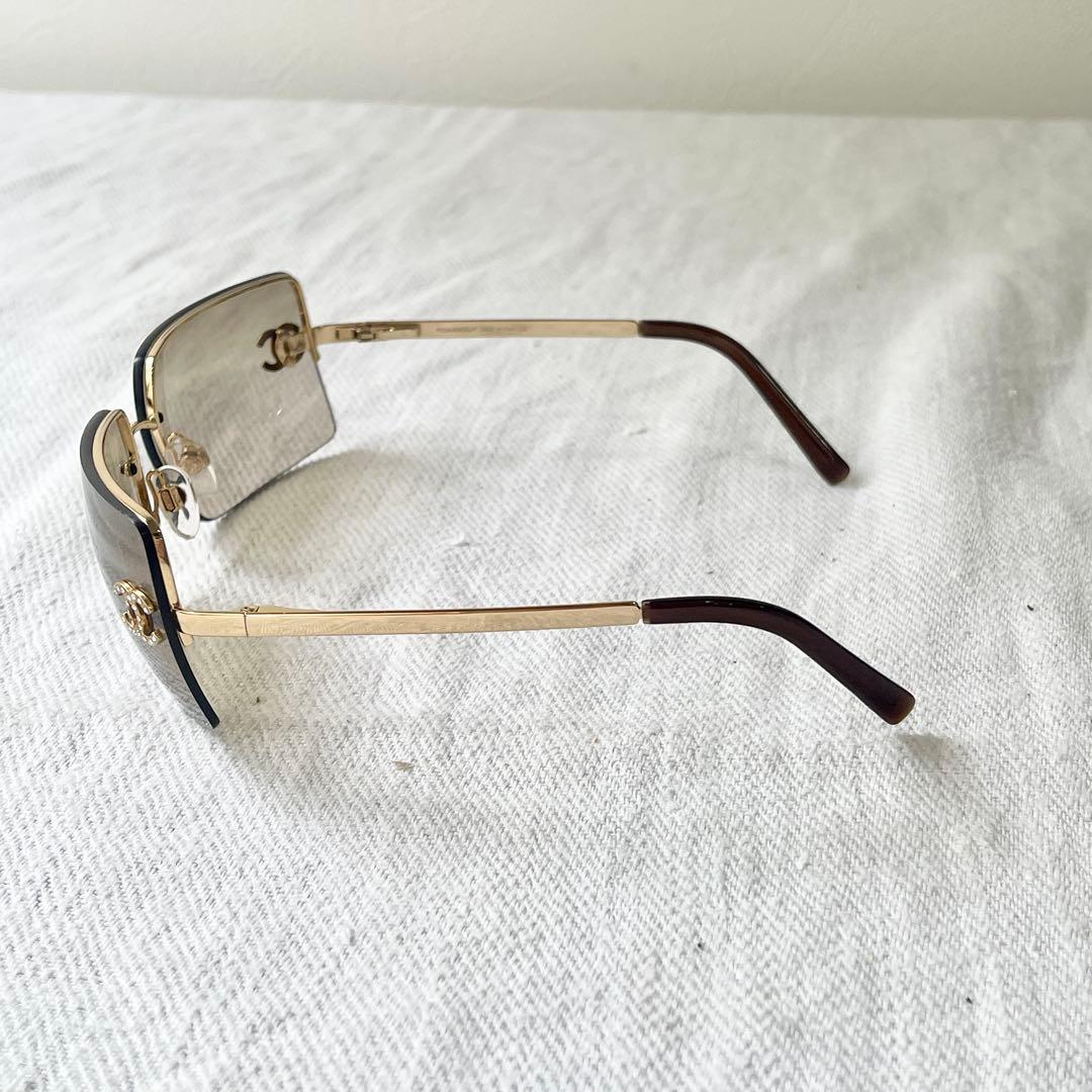 CHANELシャネルサングラスココマーク4092-Bラインストーン