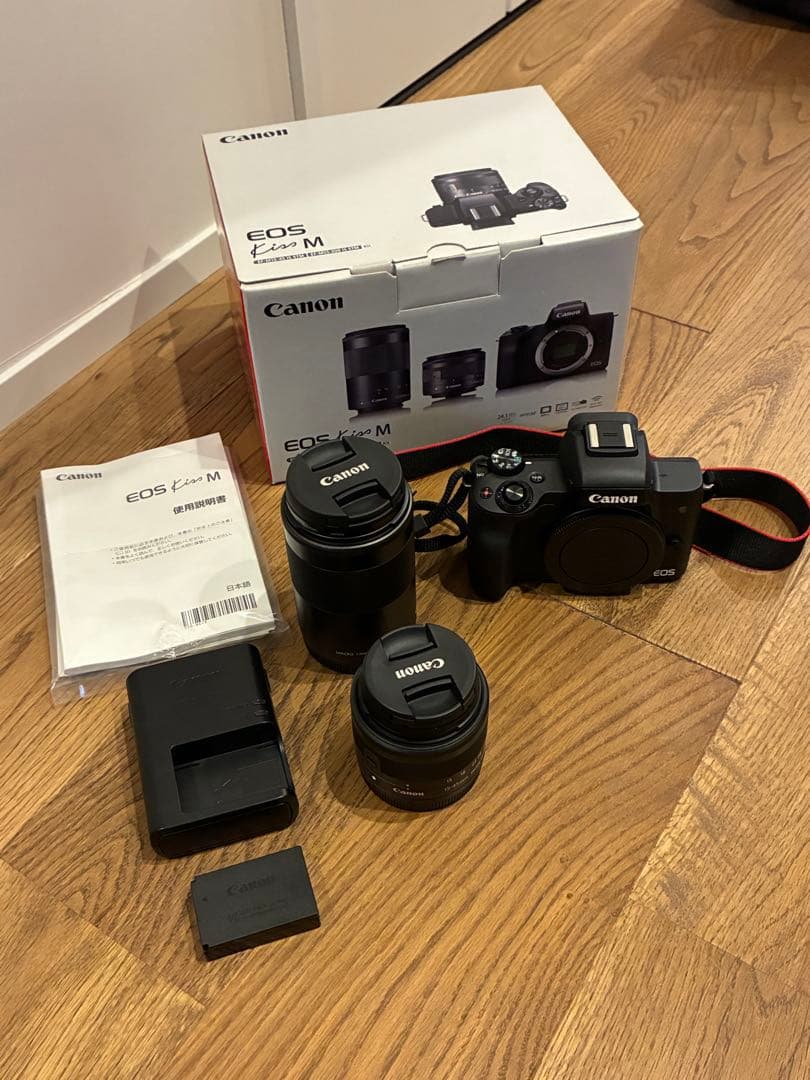 k*n様 Canon EOS Kiss M ダブルレンズセット　ミラーレス一眼カ