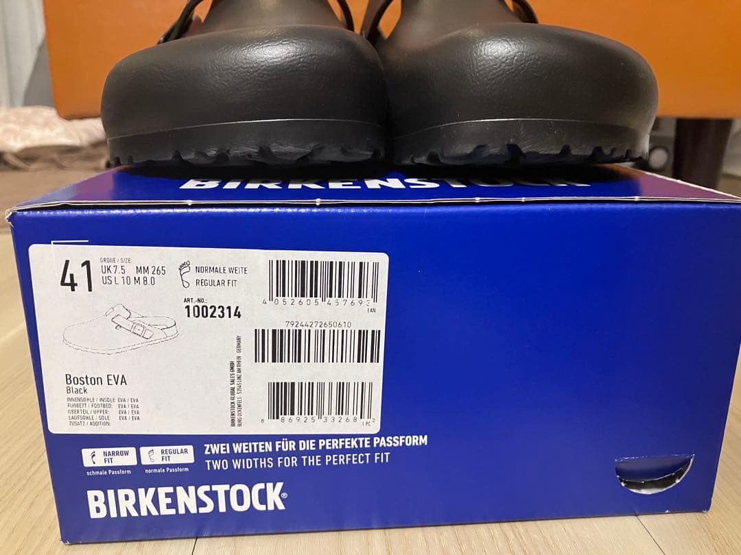 新品 BIRKENSTOCK Boston EVA 41 26.5cmブラック