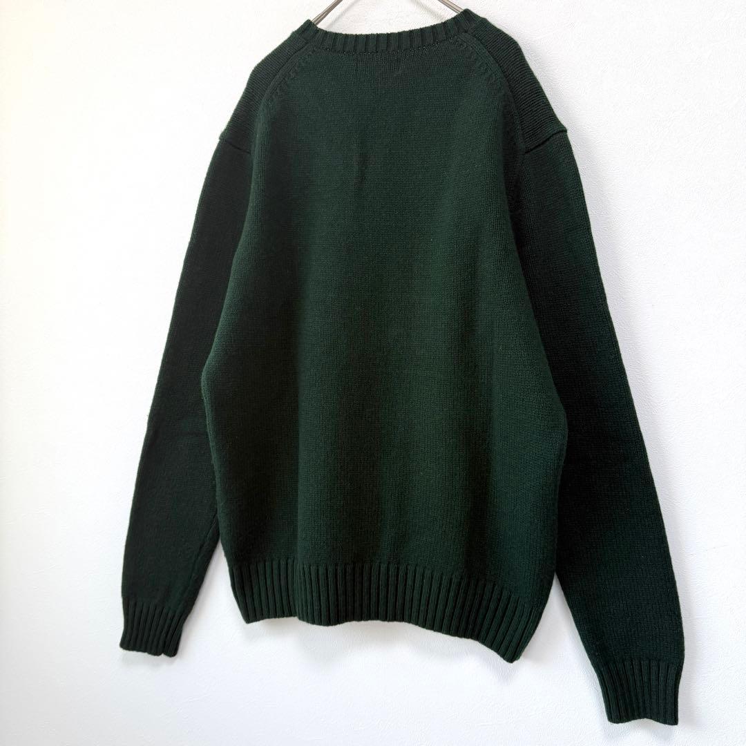 【美品✨】ポロラルフローレン ポロベア カシミヤニット セーター 希少グリーンM