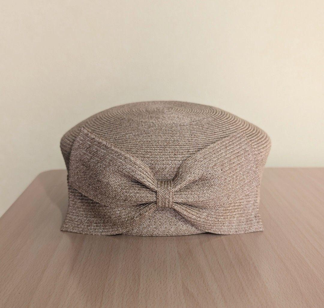 リオネ レディース トーク帽 　ナチュラルカラー