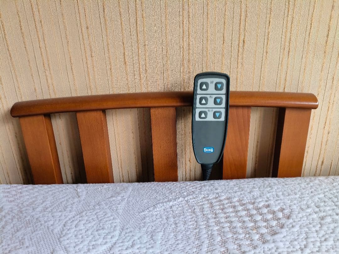 シモンズ 電動 ベッド 手すり付き　シングル　フラットⅡ