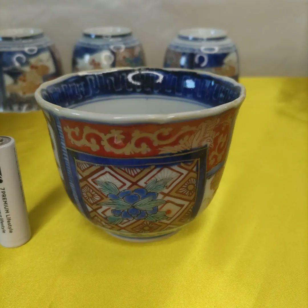 有田焼　伊万里焼　古伊万里　金彩　色絵　向付　蕎麦猪口　小鉢　10客セット