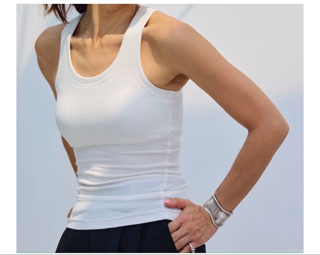 お値下げ【新品・未使用】WE’RTHY 2nd SKIN TANK sizeM