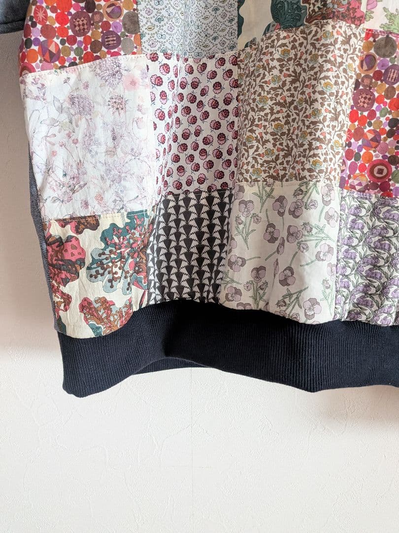 パッチワーク　プルオーバー☆リバティ　ハンドメイド