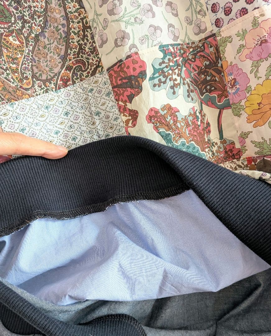 パッチワーク　プルオーバー☆リバティ　ハンドメイド