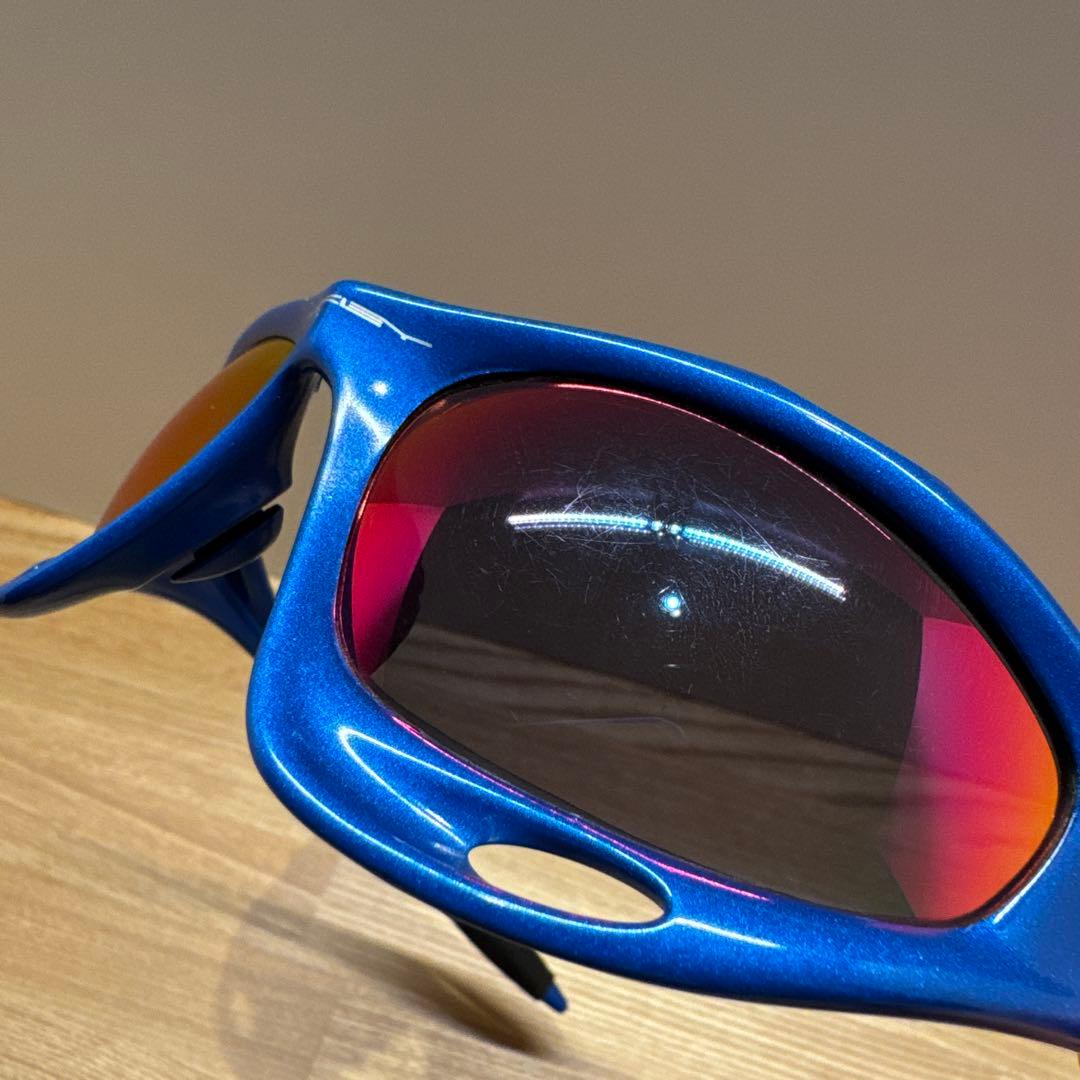 オークリー　レーシングジャケット　ブルー