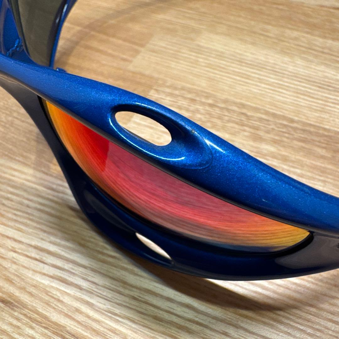 オークリー　レーシングジャケット　ブルー