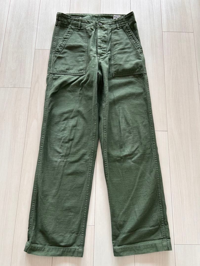 orSlow ベイカーパンツ　ミリタリー　オリーブグリーン