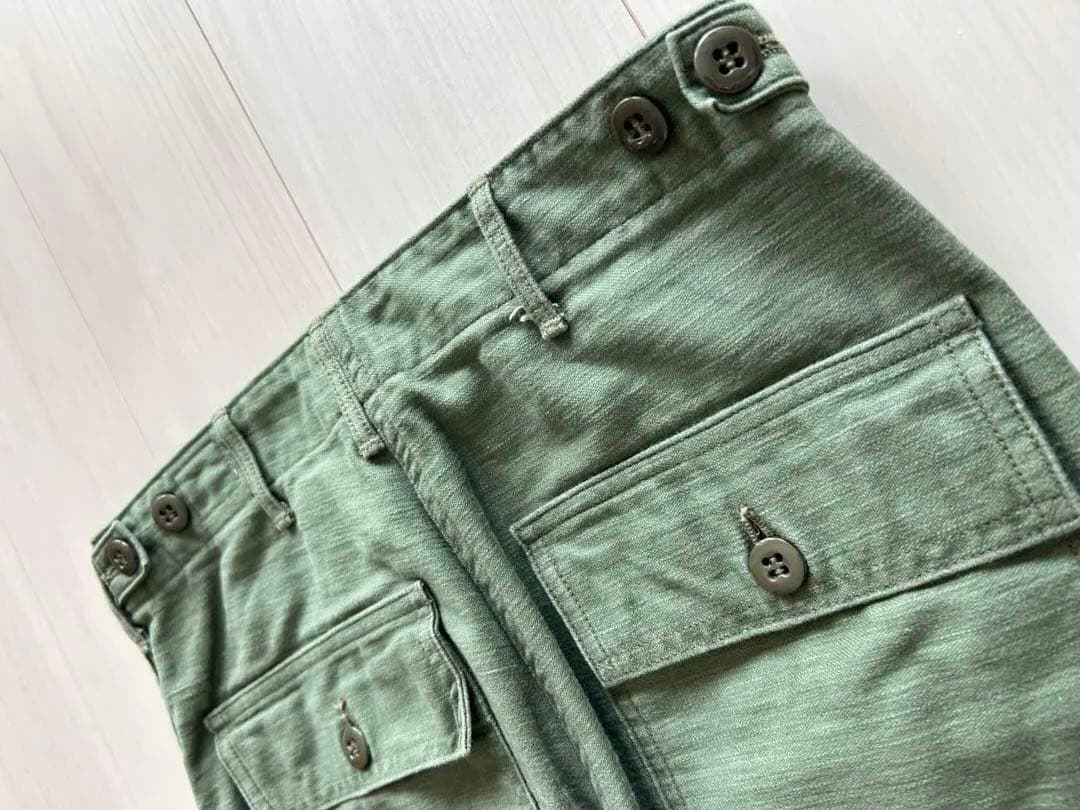 orSlow ベイカーパンツ　ミリタリー　オリーブグリーン