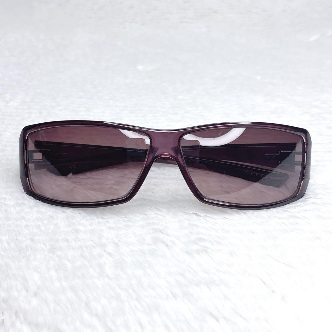 GUCCI グッチ ラインストーンロゴ vintage サングラス y2k