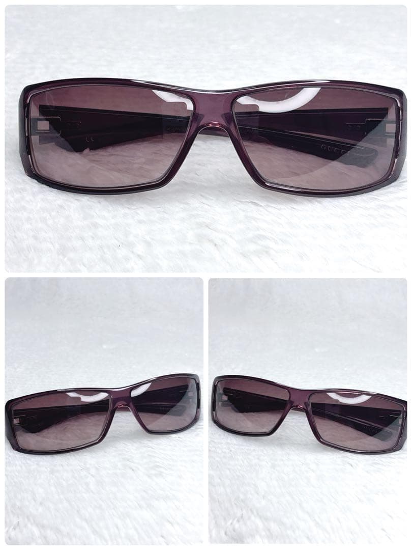 GUCCI グッチ ラインストーンロゴ vintage サングラス y2k