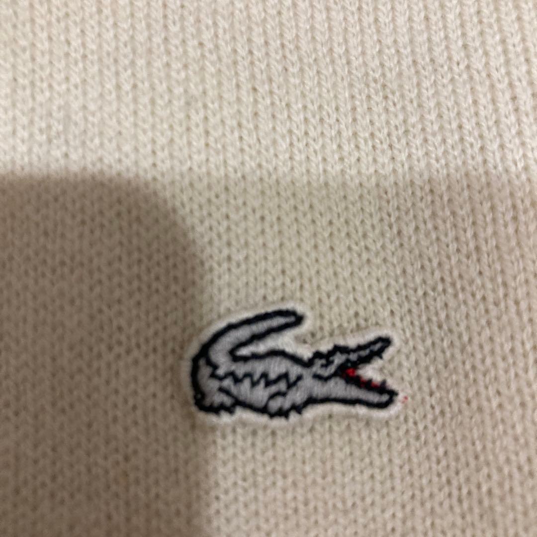 ラコステウールドライバーズニット　ハーフジップニットセーターサイズ4（M）