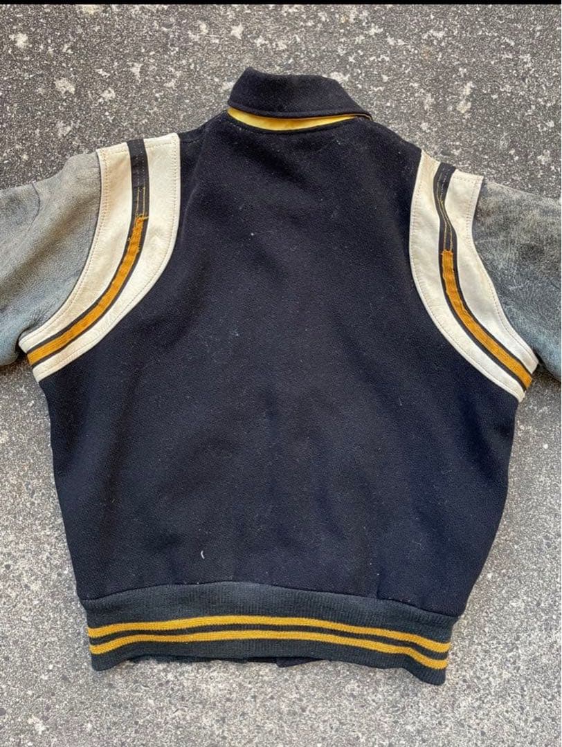 こ*け様 S*A様 【希少】50s アワードジャケット スタジャン ブラック×イ