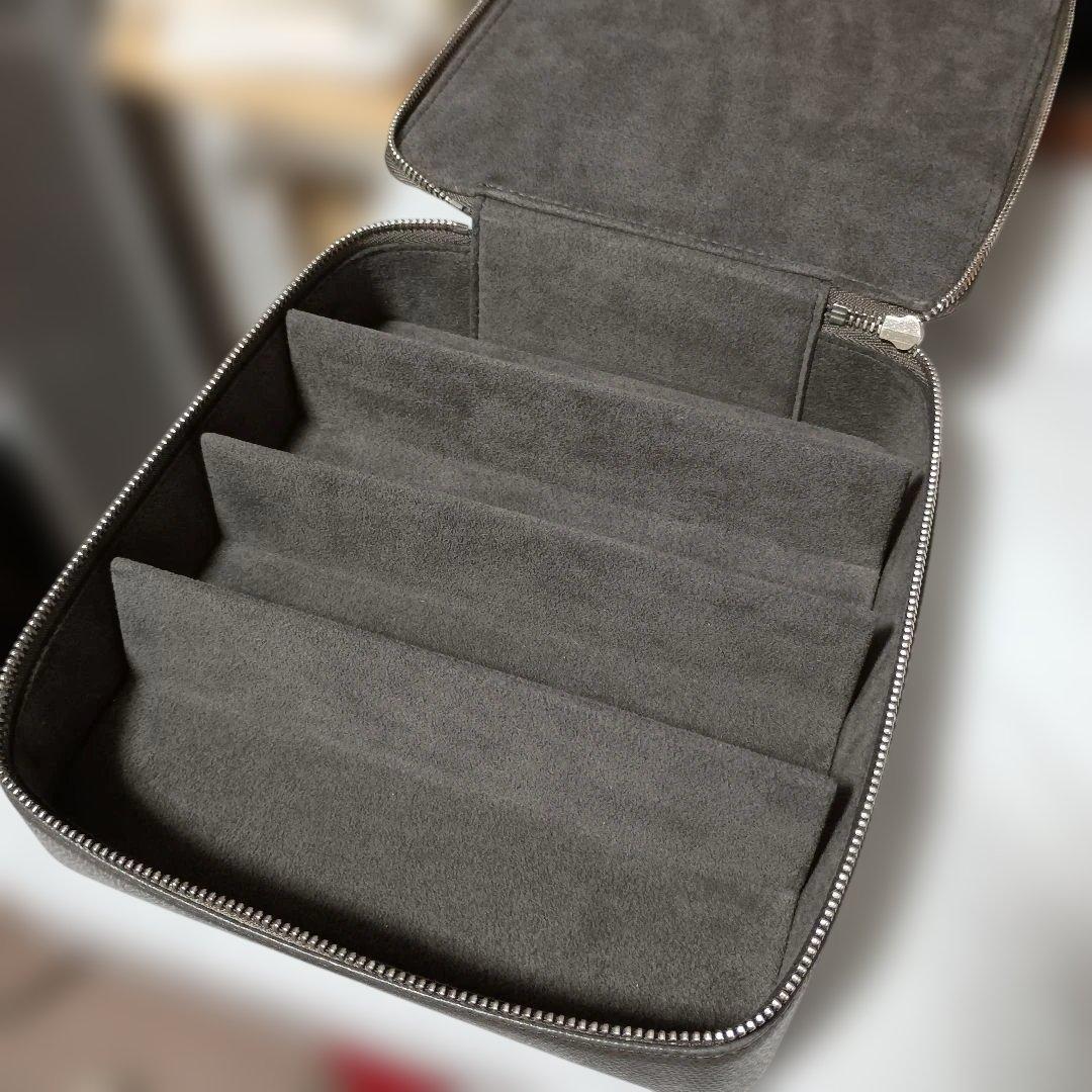 銀座伊東屋 カラーチャート 革製メガネケース（４本収納