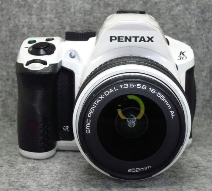 PENTAX K-30 ホワイト　標準ズームレンズDAL18-55mmAL付