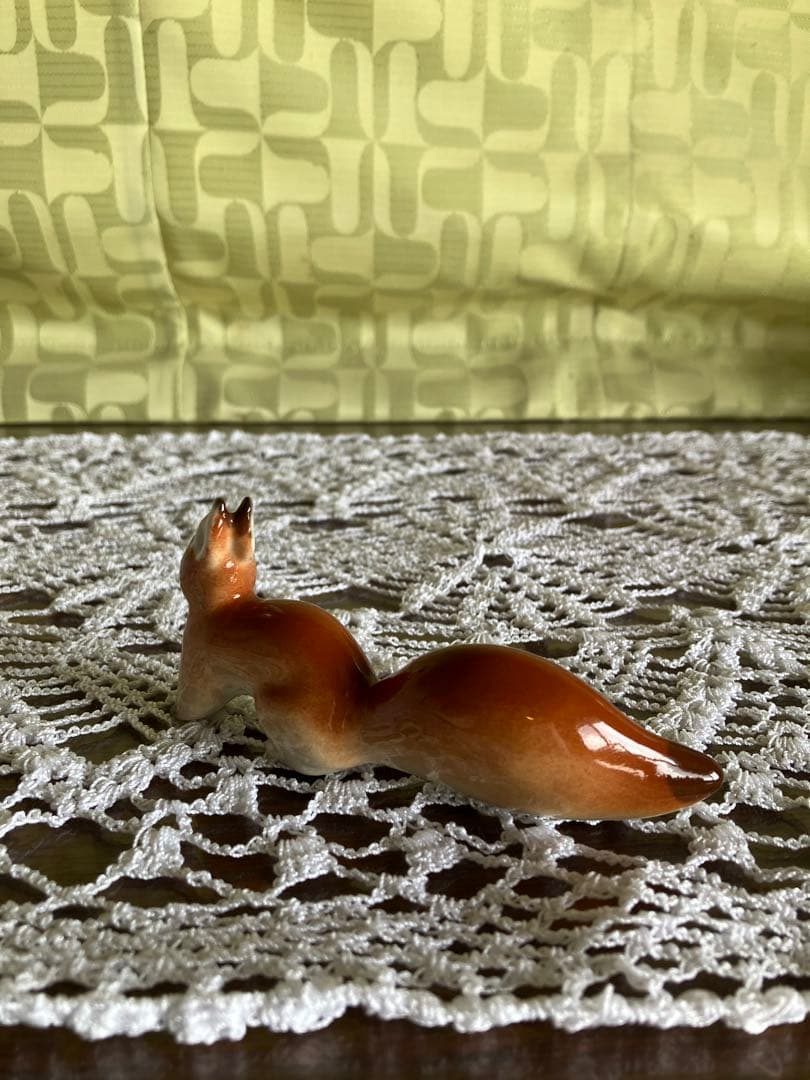 ロモノーソフ　フィギュリン　フィギュア　リス　Made in USSR