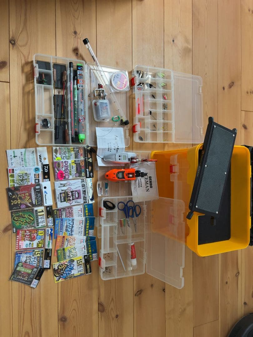 ワカサギ釣りセット(電動リール他)