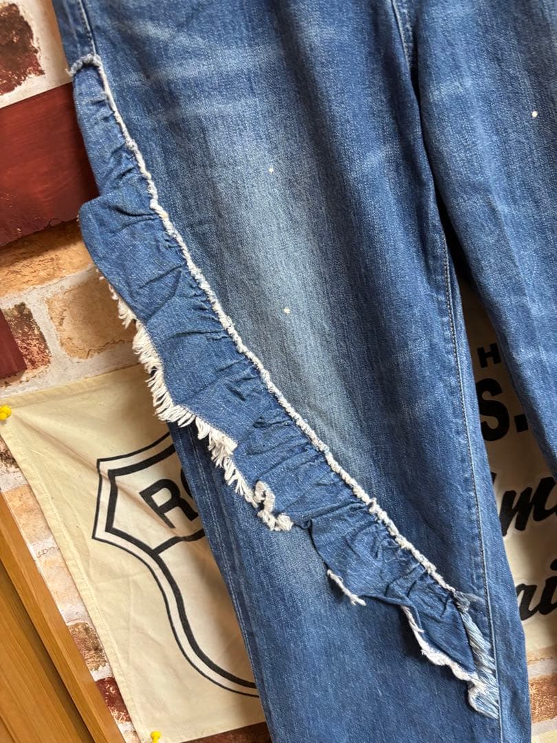 ゴートゥーハリウッド GO TO HOLLYWOOD リメイクデニムパンツ