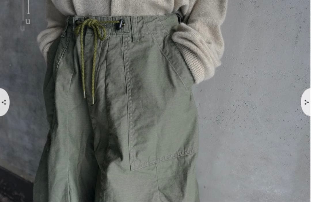 ニードルス　HDパンツ オリーブ　Size１