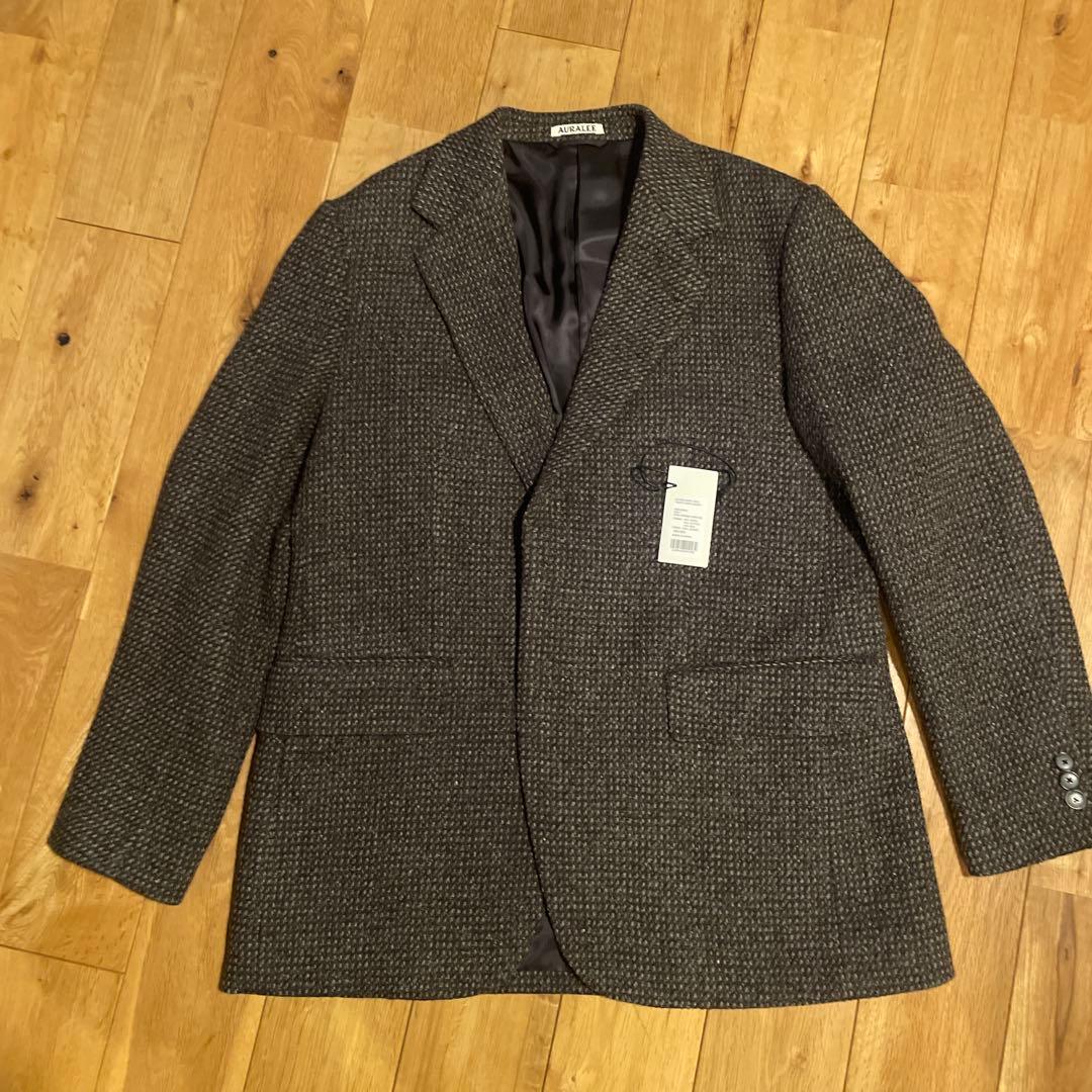 ジャケット・アウター ALPACA WOOL SILK TWEED OVER JACKET 25AW
