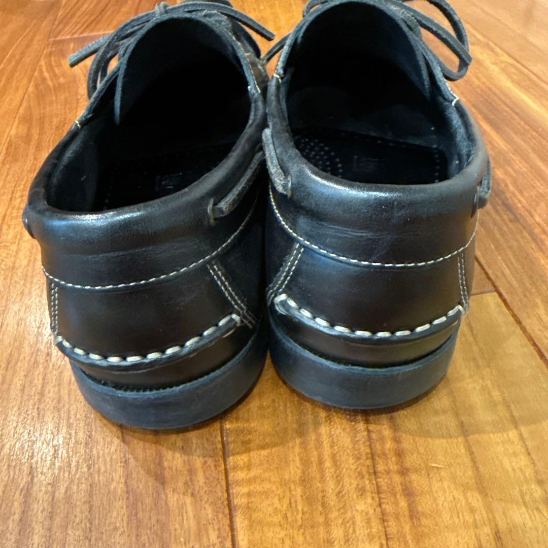 デッキシューズ　パラブーツ BARTH　UK7 ダークネイビー