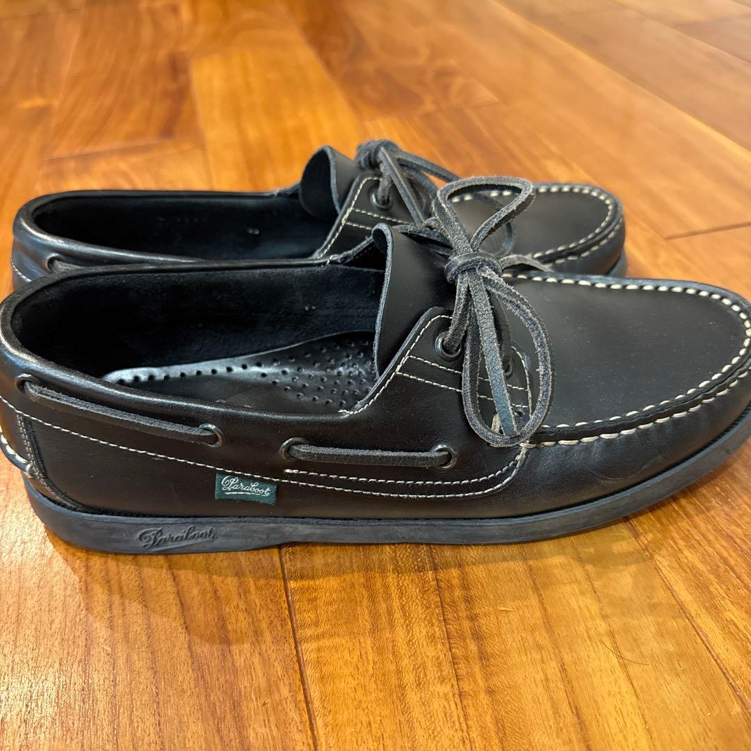 デッキシューズ　パラブーツ BARTH　UK7 ダークネイビー