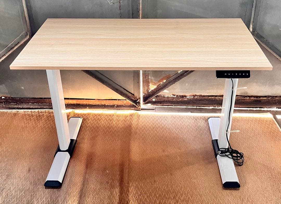 ① 【中古】オフィスコム 昇降デスク 電動式 W1000 SM‐7167601