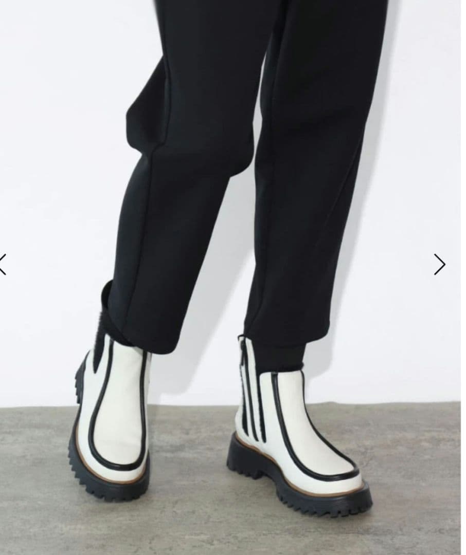 VEGE✕nouer リアルレザーアンクルファーブーツ