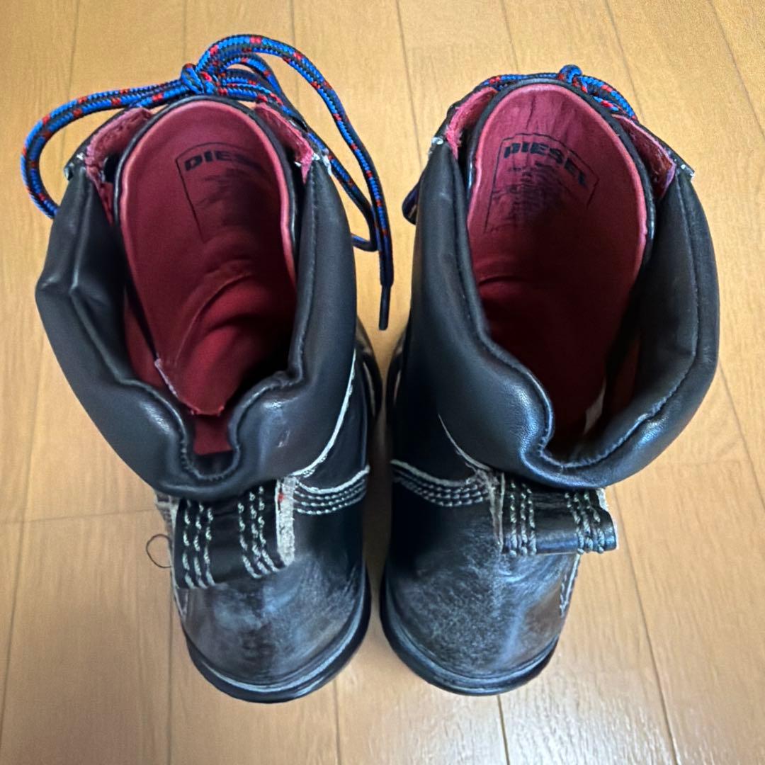 DIESELハイヒールブーツ ブラック 38サイズ　24.5センチ